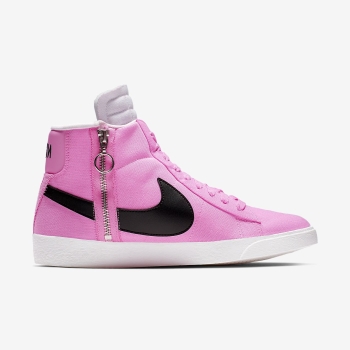 Nike Blazer Mid Rebel - Støvler - Pink/Grøn/Hvide | DK-90678